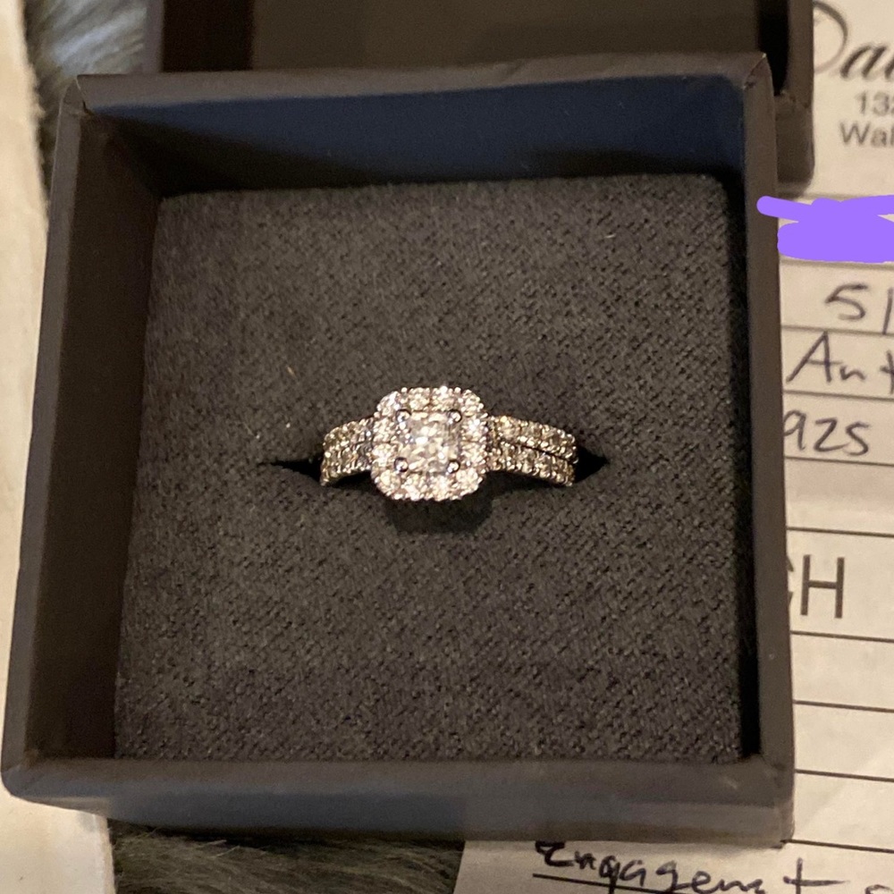 Hearts on fire 18kt white Gold Daimond Set